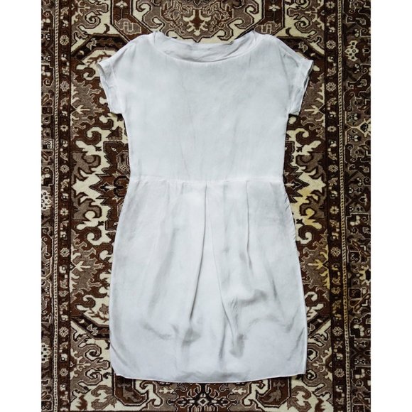 Kristensen du Nord Light Grey Silk Cloud Dress 1 S - Picture 3 of 5